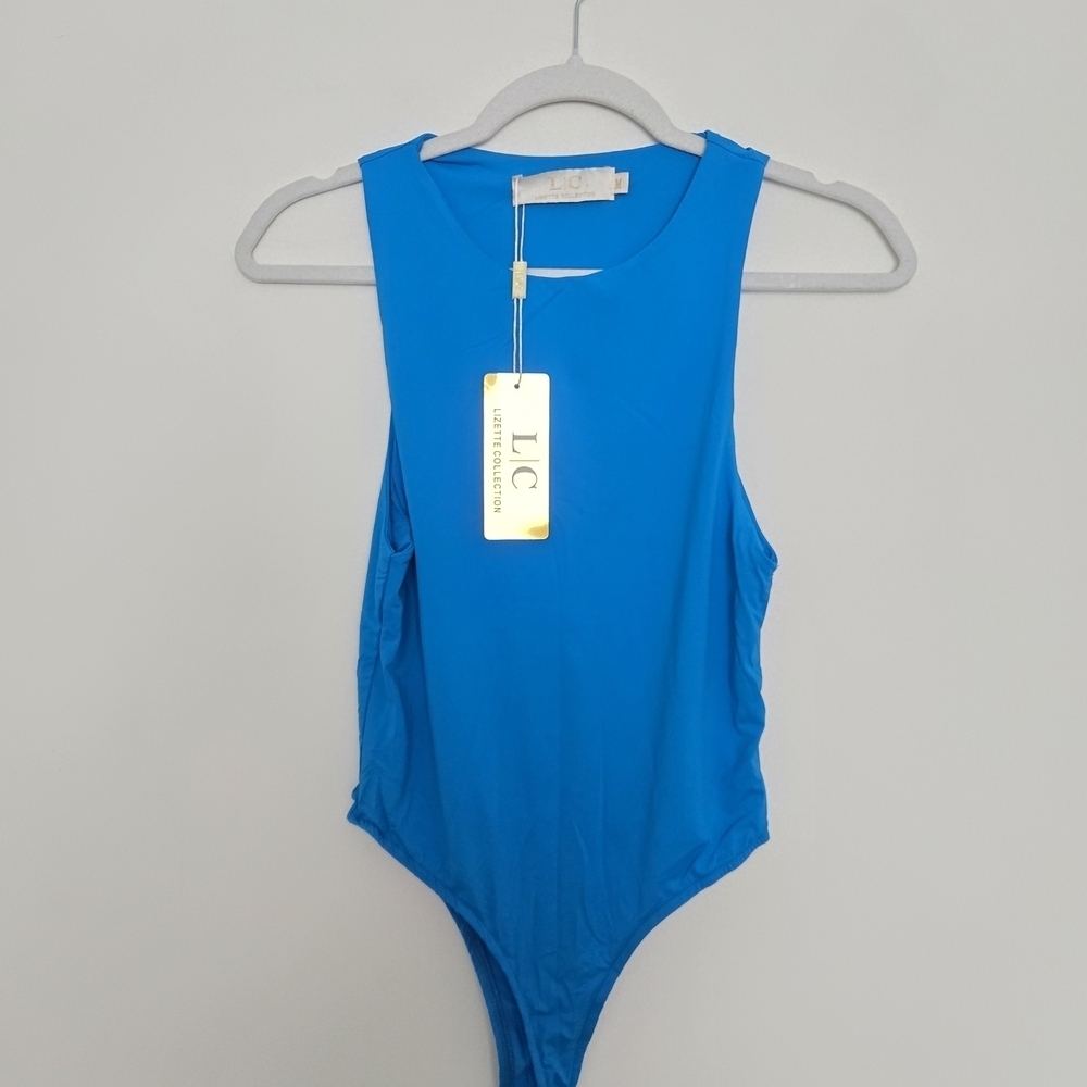 Lizette Collection Blue Sleeveless Top